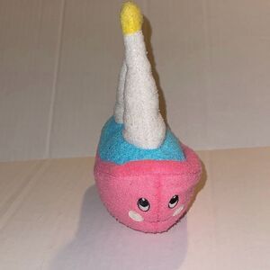 Baby Gund VTG Terry Cloth 7” Plush Stuffed Boat Rattle Infant Lovey Ship Toy